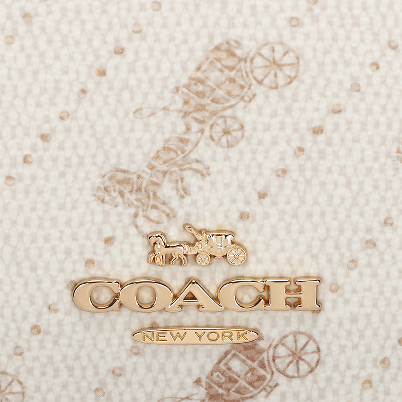 Женская сумка COACH (белая) — фото 5