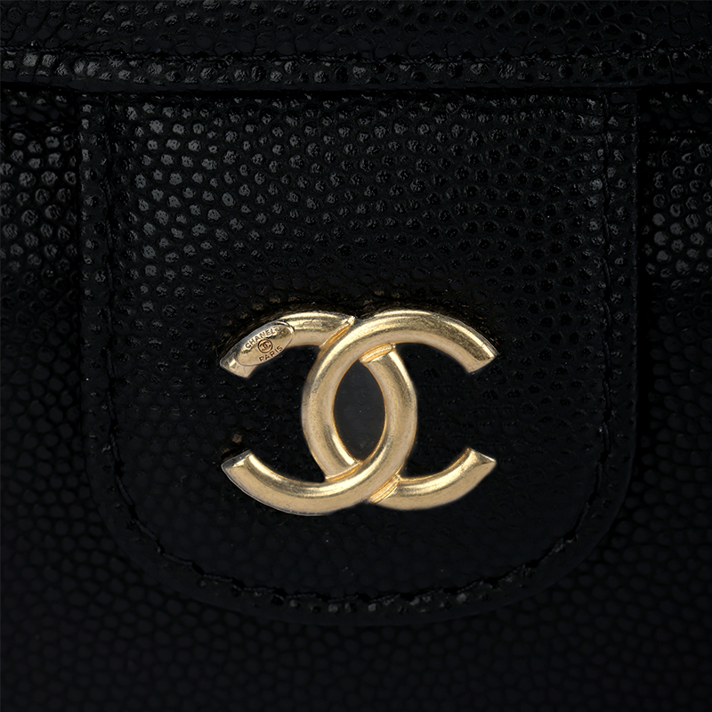 Женская сумка Chanel 26S Preppy Logo (черная) — фото 5