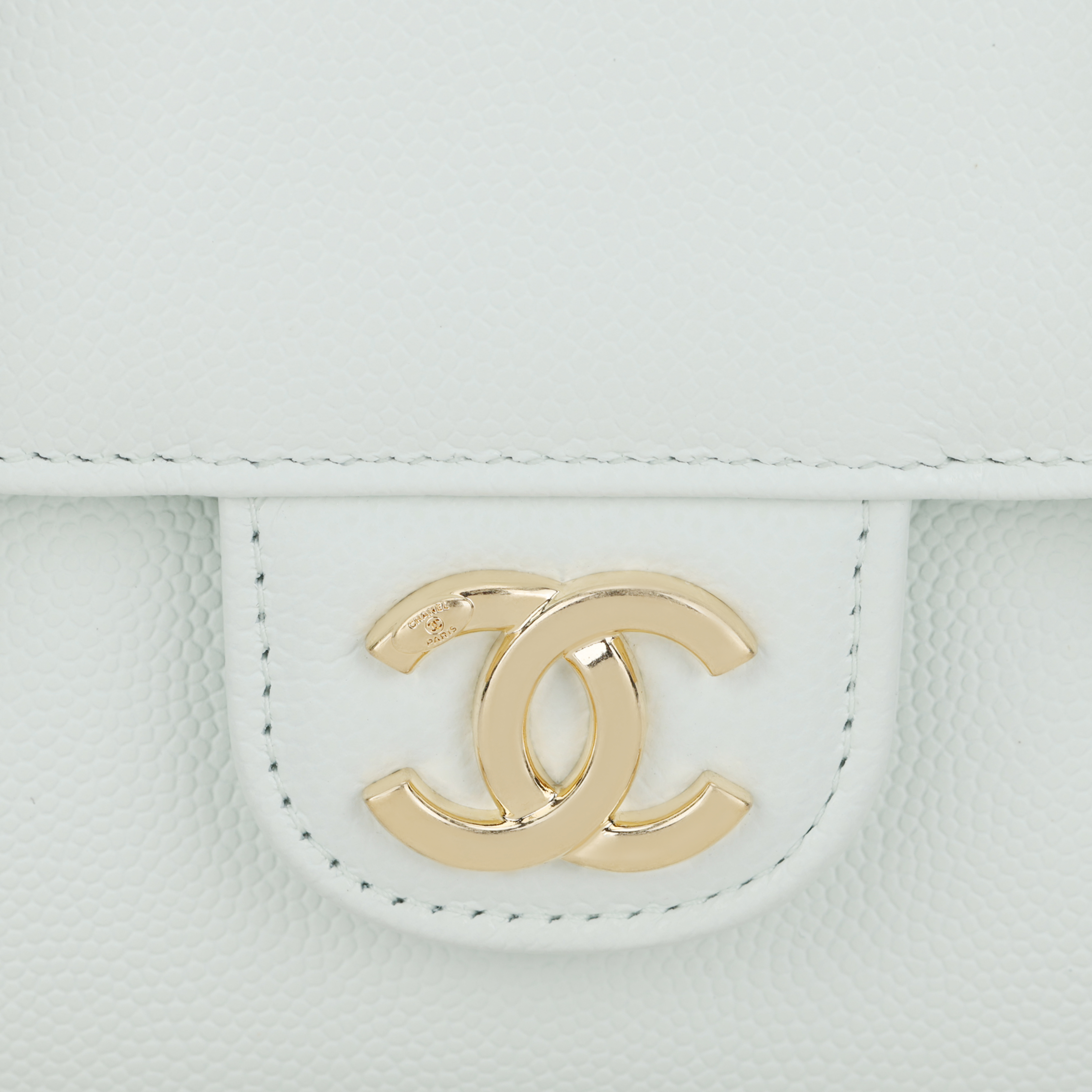Женская сумка Chanel Preppy Coco (голубая) — фото 5