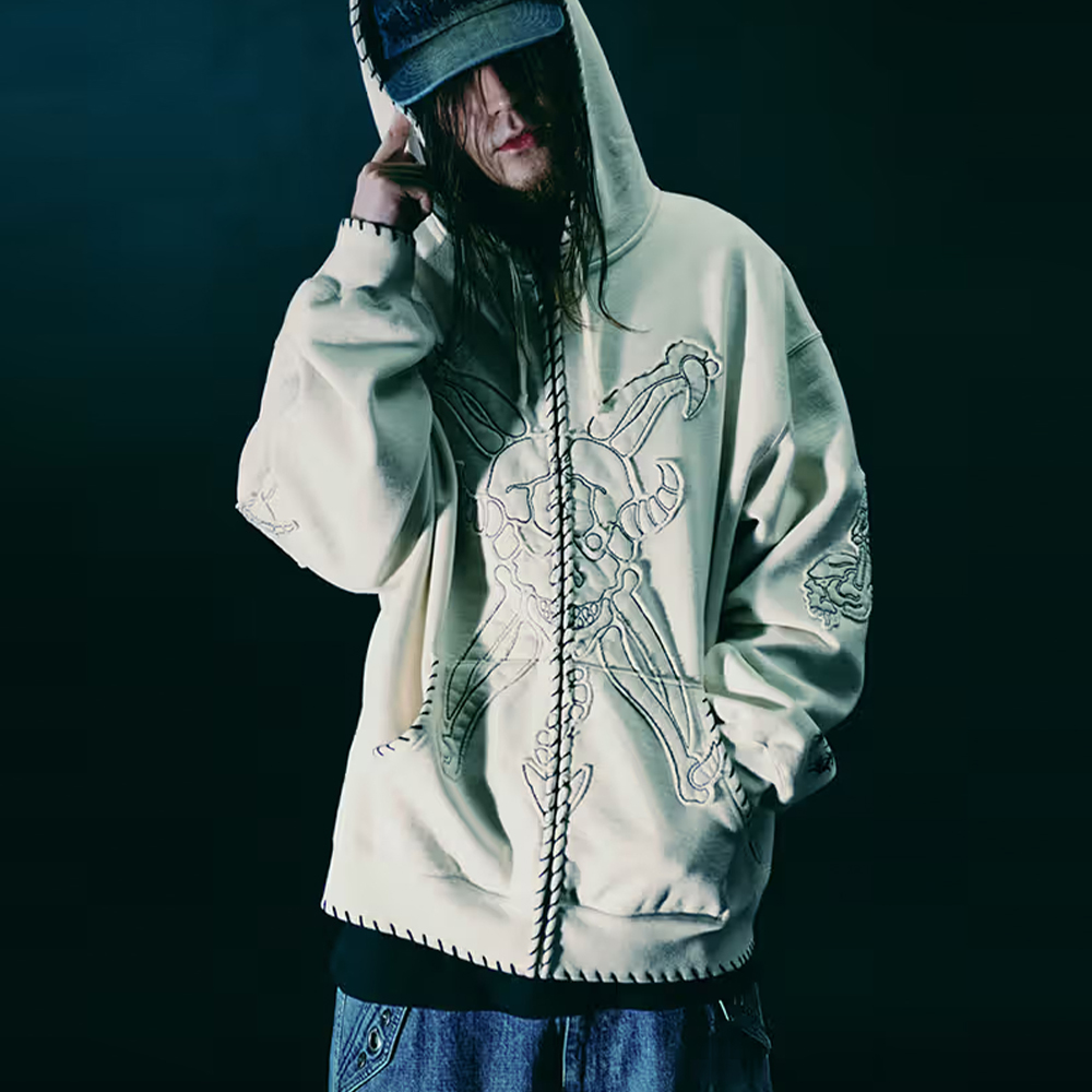 Supreme x Y's by Yohji Yamamoto L/S ヨウジ Supreme x Y's By Yohji Yamamoto/, FW25 WEEK3 Zip Up Hooded