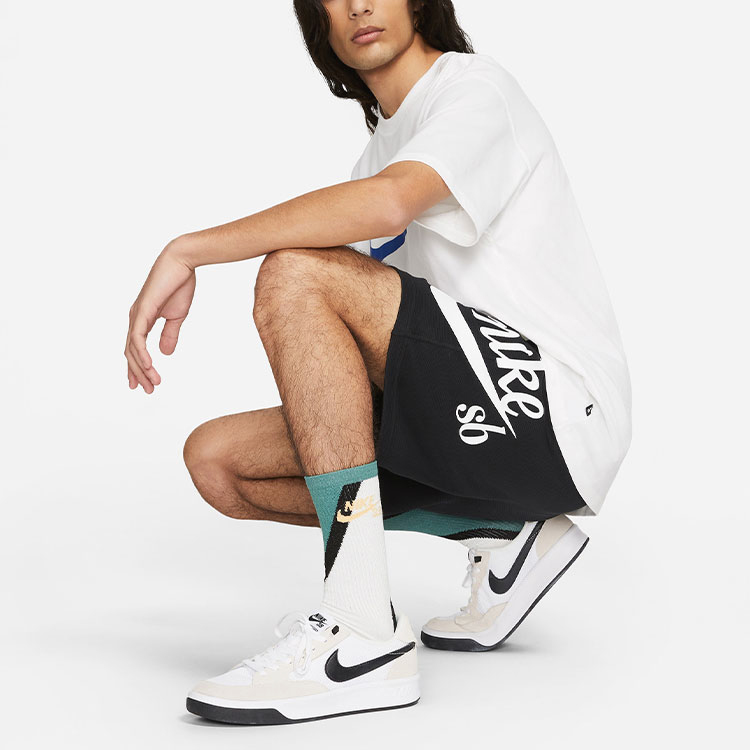Мужские шорты Nike SB Sunday Logo (черные) — фото 4