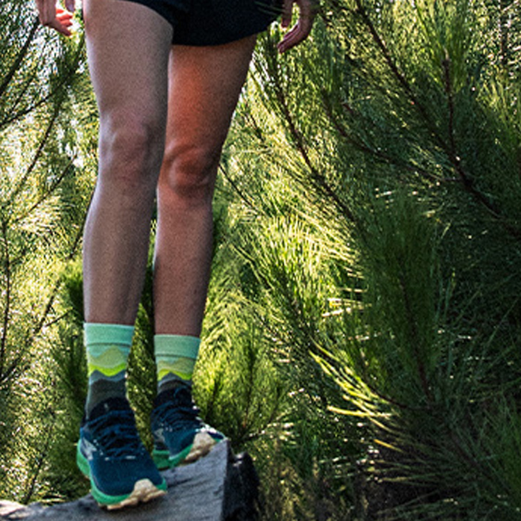 361° Cushioning, Wear Resistant Low top Trail Running Shoes Women’s Ocean Blue & Wormwood Green