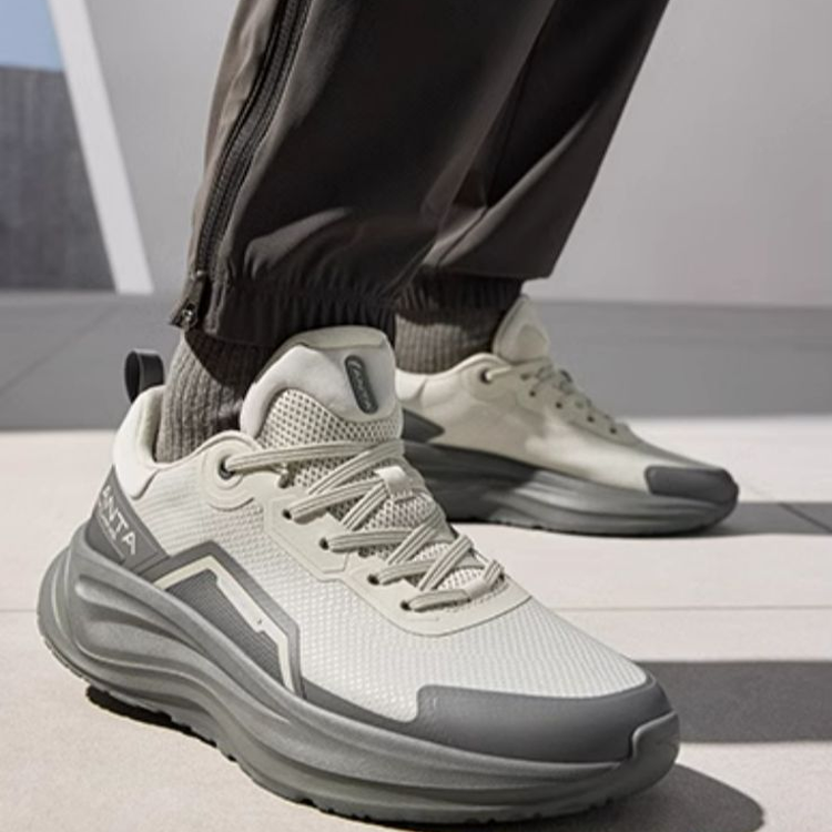 Anta Le Dao Slip Resistant Abrasion Resistant Cushioning Low top Training Shoes Men’s Gray