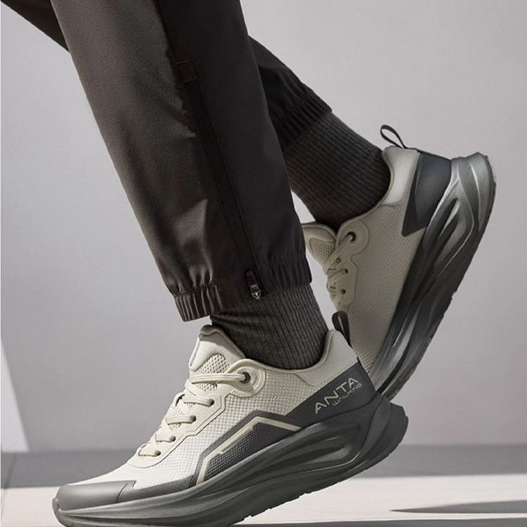 Anta Le Dao Slip Resistant Abrasion Resistant Cushioning Low top Training Shoes Men’s Gray