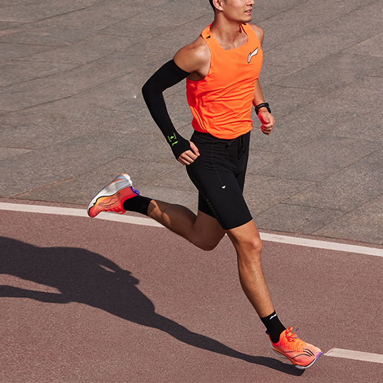 Li Ning Running Collection Running Tank Top Men’s Neon Vibrant Orange