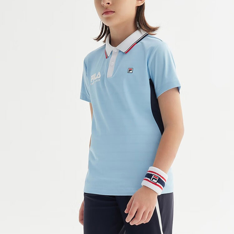 Детская футболка Fila KIDS (голубой) — фото 3