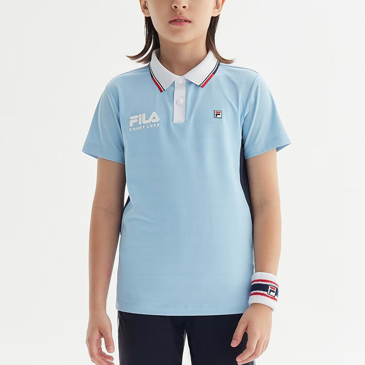 Детская футболка Fila KIDS (голубой) — фото 4
