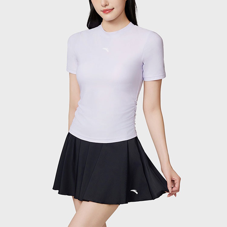 Anta Two Piece Swimsuit Women’s Light Purple/Basic Black