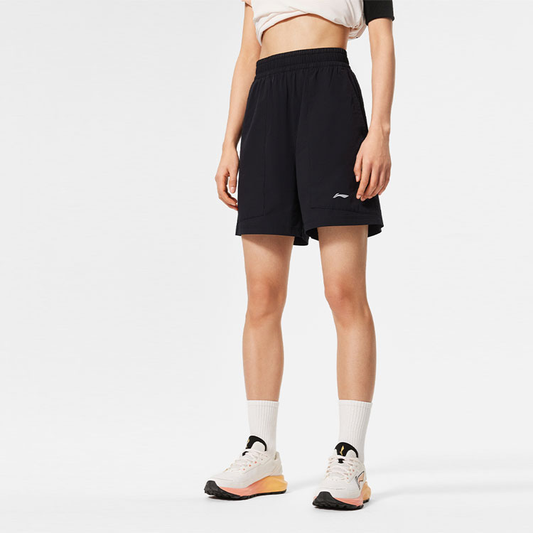 Li Ning Fitness Series Casual Shorts Women’s Black