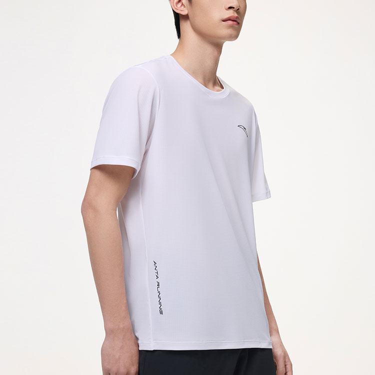 Anta Running Collection Running T Shirt Men’s Pure White