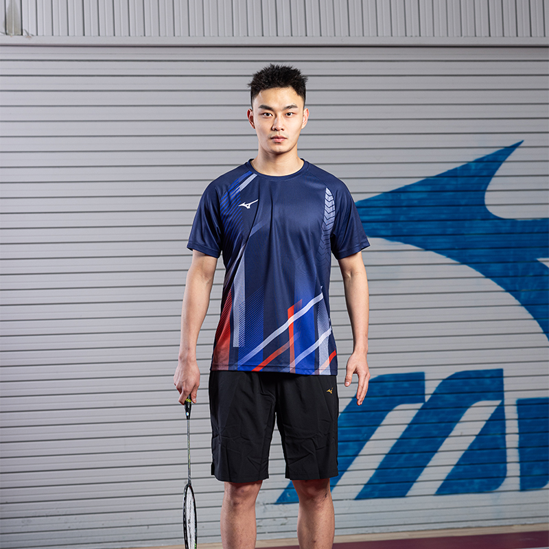 Mizuno Badminton Jersey Unisex Dark Blue