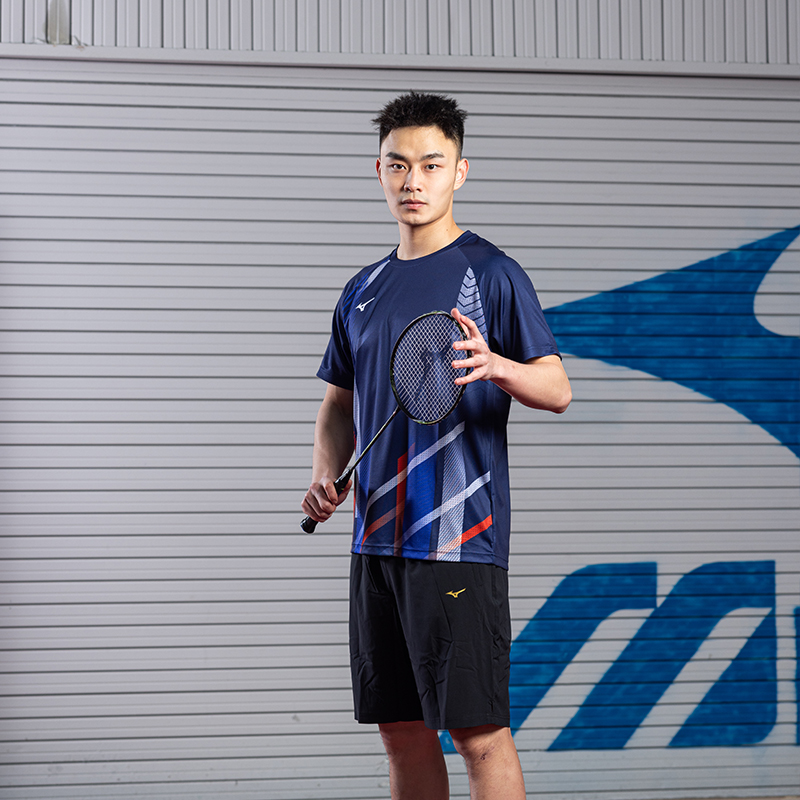 Mizuno Badminton Jersey Unisex Dark Blue