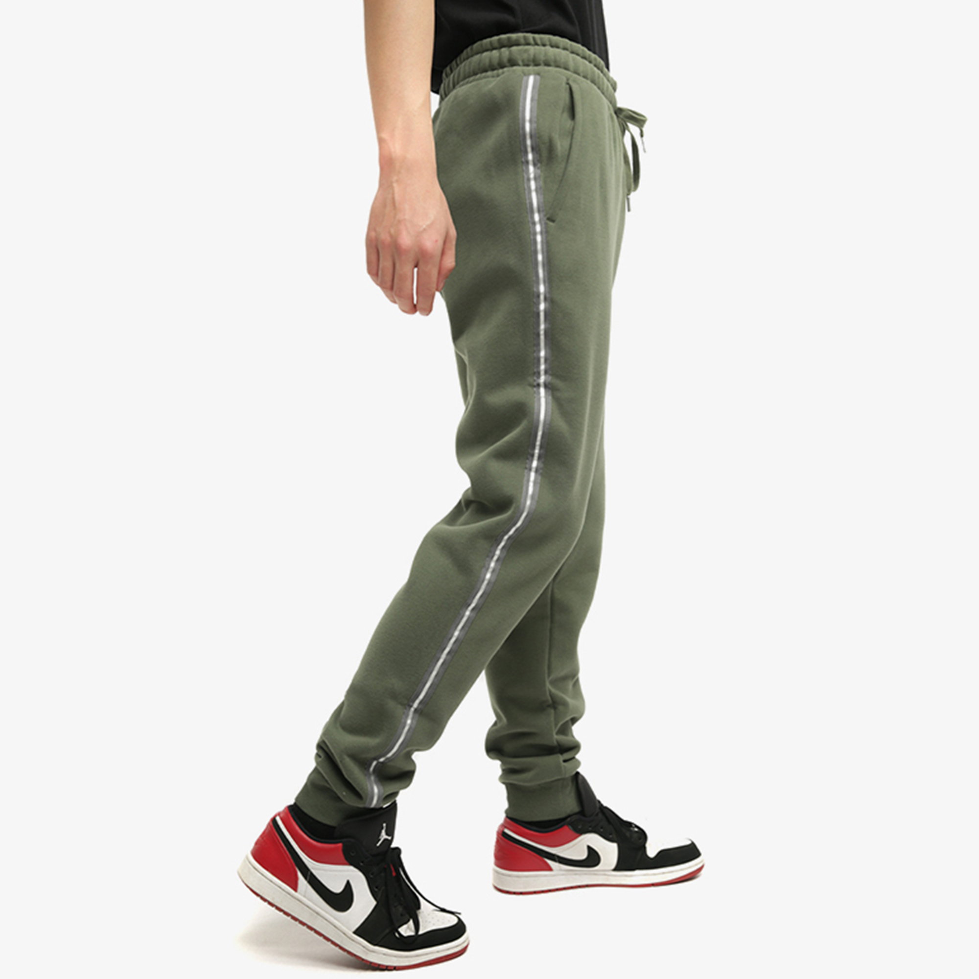 Мужские штаны PUMA Metallic Nghts (темно-зеленые) — фото 4