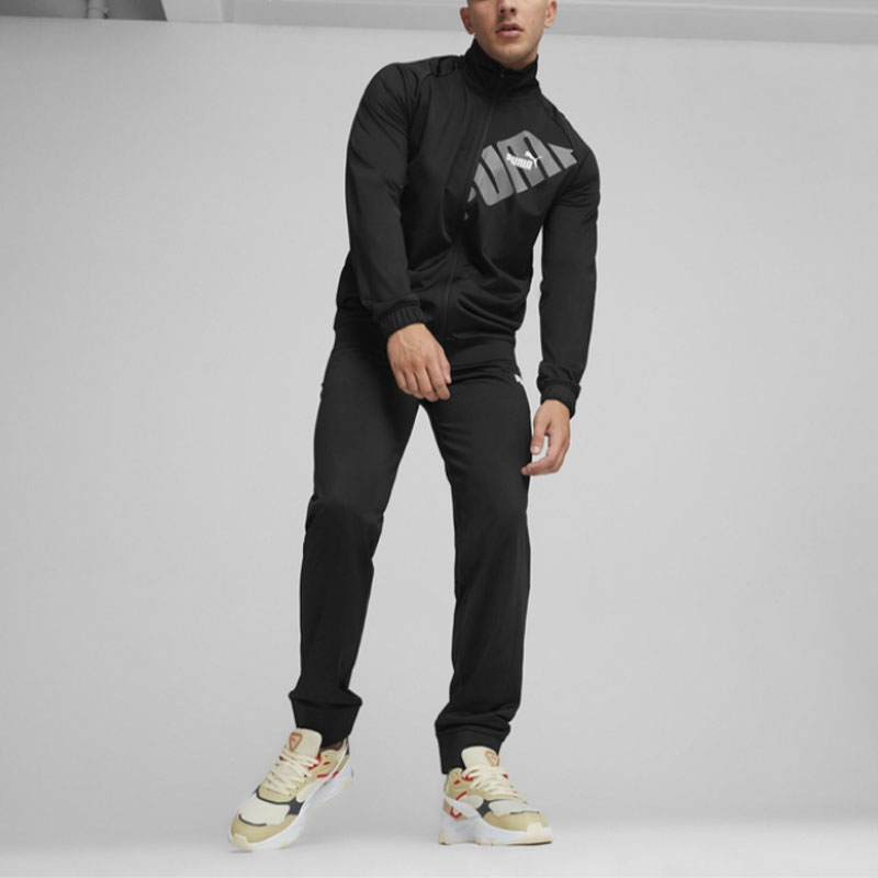 PUMA POWER POLY TRACKSUIT Casual Sportswear Men’s Black