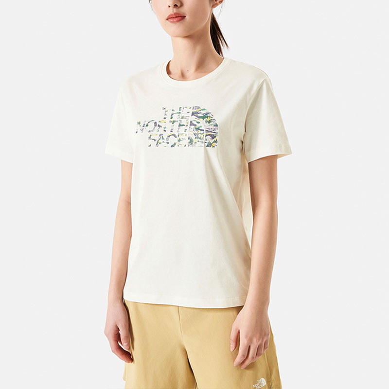 THE NORTH FACE SS24 Quick Dry T Shirts Women’s Ecru