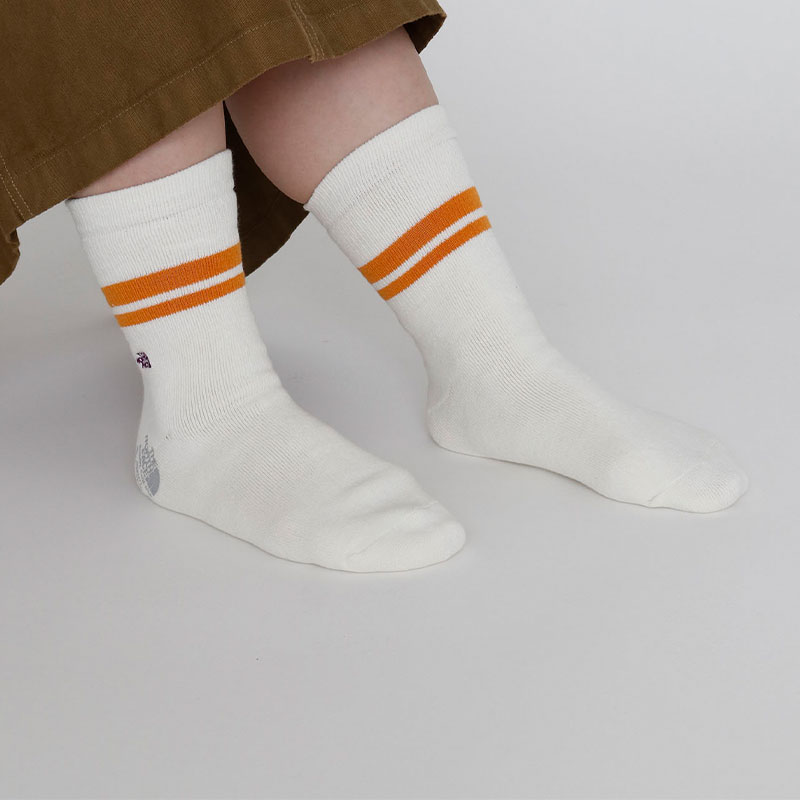 THE NORTH FACE PURPLE LABEL Crew Socks Women’s 1 Pack Mustard