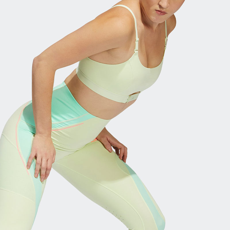 Adidas AEROIMPACT LIGHT SUPPORT BRA Sports Underwear Women’s Sour Green