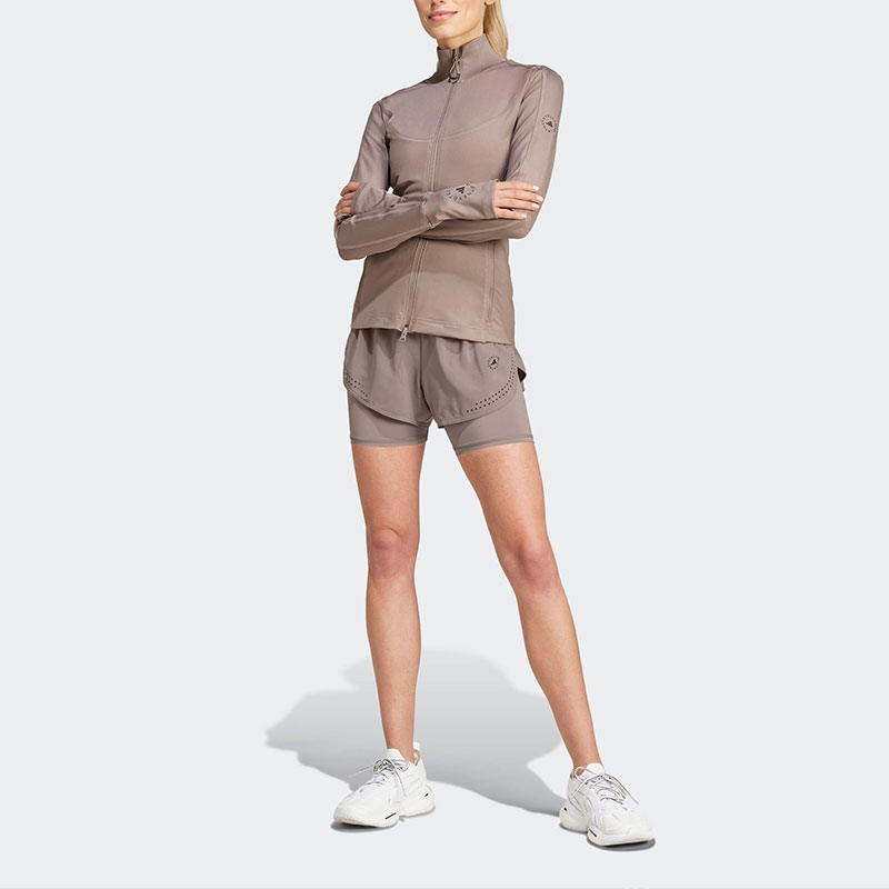Adidas TRUEPURPOSE 2 in 1 SHORTS Sports Shorts Women’s Earth Brown Gray