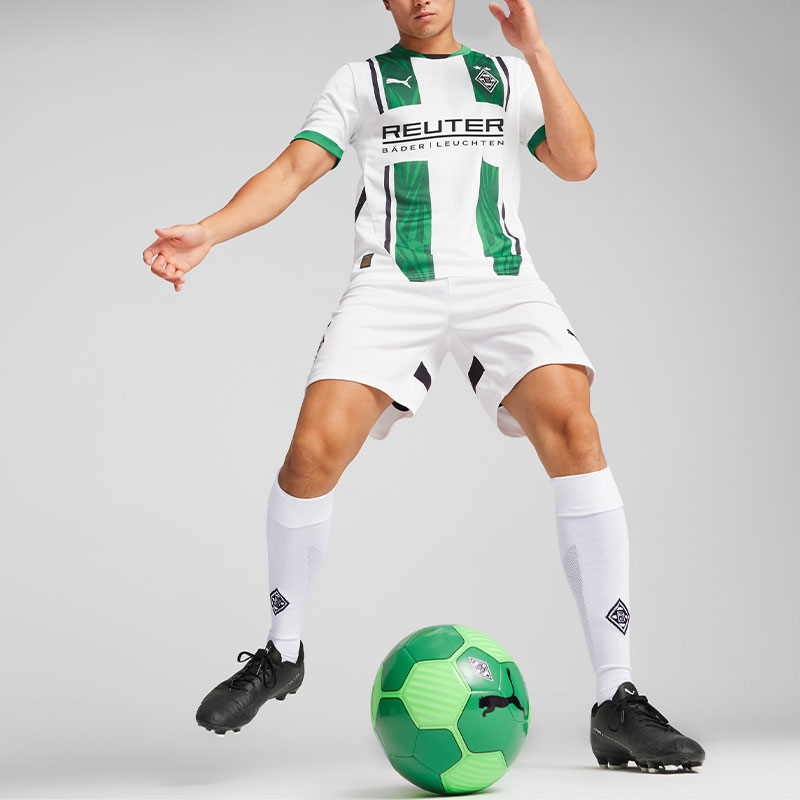 PUMA SS24 Soccer Jersey Men’s White Green