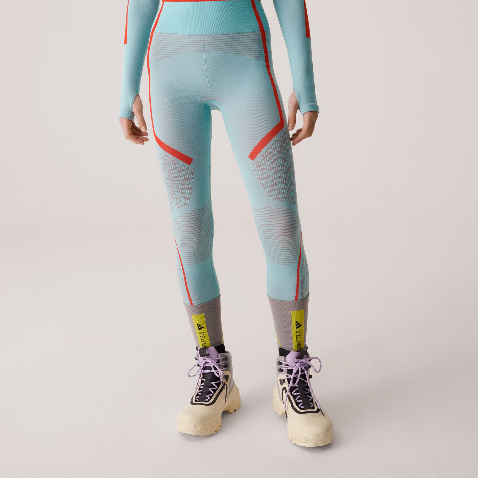 Adidas X Stella McCartney Sports Pants Women’s Simple Mint Green Moderate