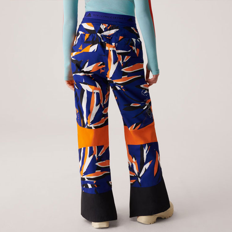 Adidas abstract-print panelled track pants