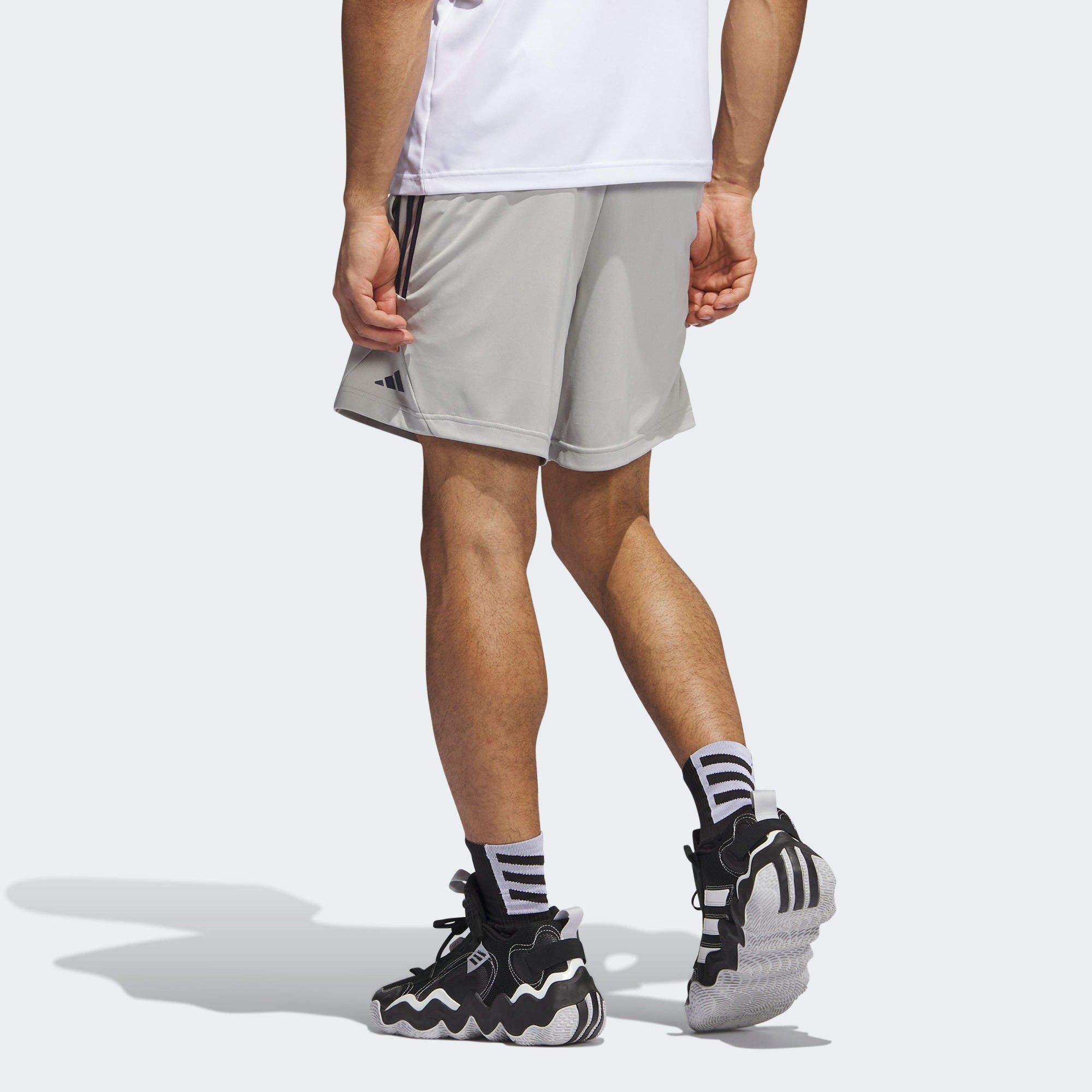 Adidas Basketball Shorts Men’s Gray Moderate