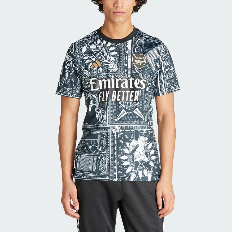 Adidas Free Shipping With AdiClub Arsenal Ian Wright Pre-Match Jersey