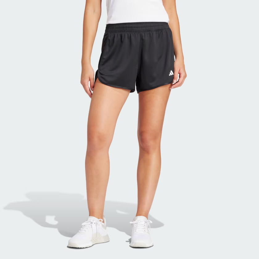 Adidas Free Shipping With AdiClub Pacer Essentials Knit High Rise Shorts