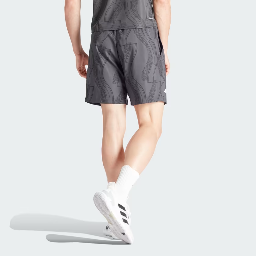 Adidas Club Tennis Graphic Shorts Sports Shorts Men’s Dark Gray