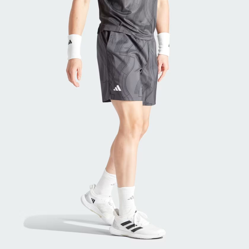 Adidas Club Tennis Graphic Shorts Sports Shorts Men’s Dark Gray