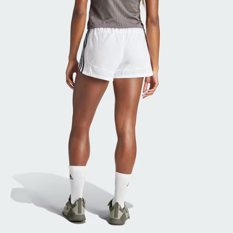 Adidas Free Shipping With AdiClub Pacer Training 3 Stripes Woven High Rise Shorts