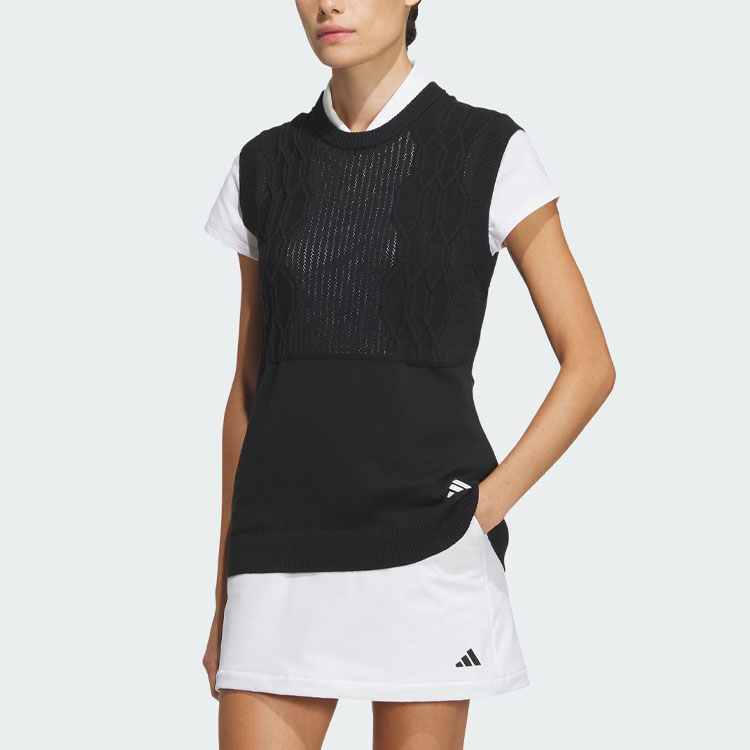 Adidas Sleeveless Sports Shirts Women’s Black Other
