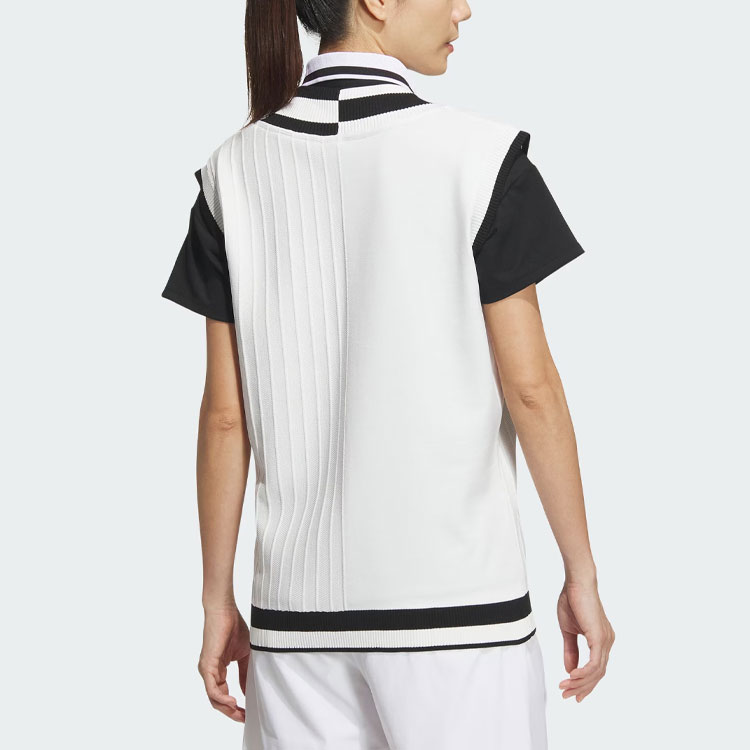 Adidas Loose Fit Knit Vest Tank Top Women’s White