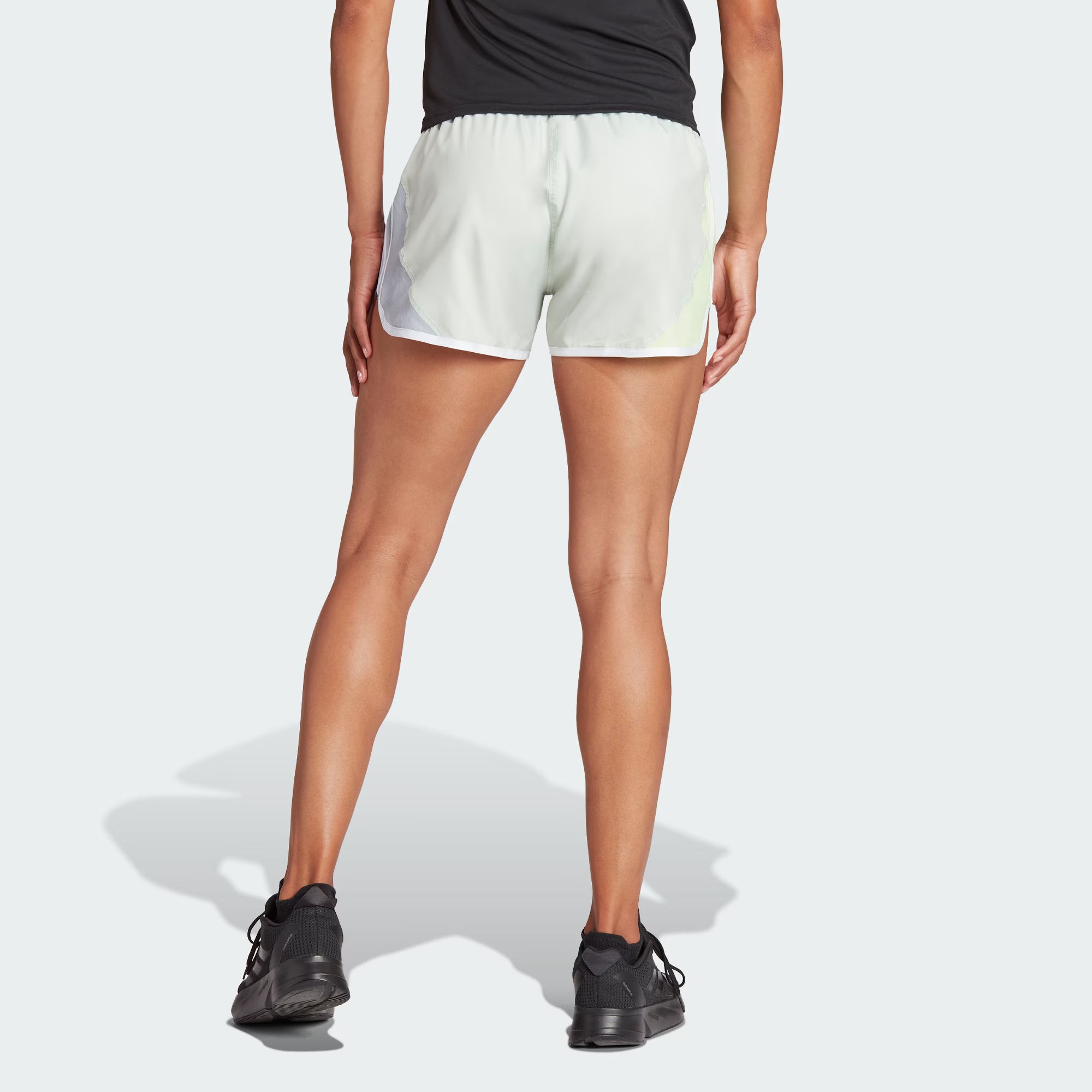 Adidas COLORBLOCK Running Shorts Women’s Linen Green