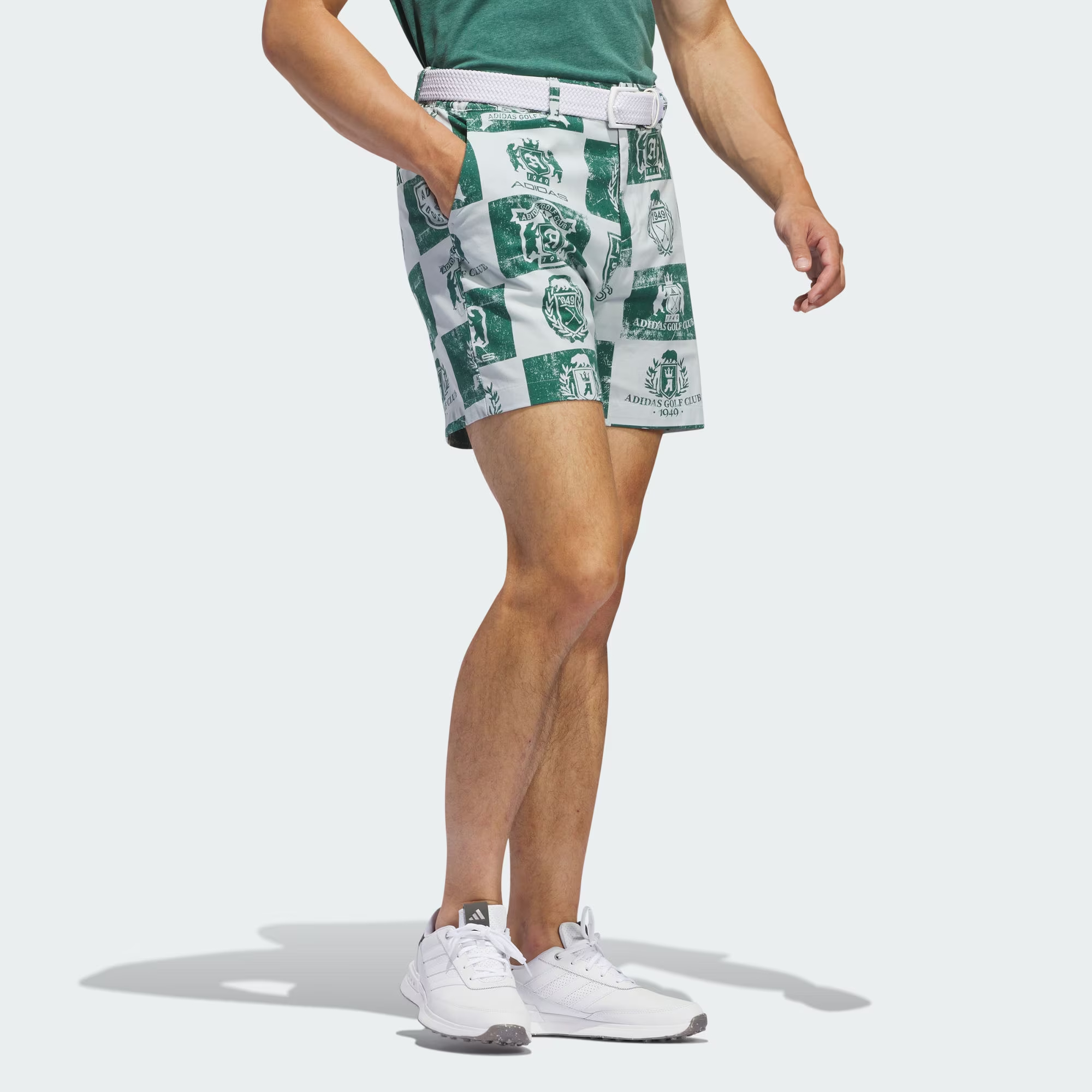 Adidas Go to Printed Shorts Sports Shorts Men’s Light Green