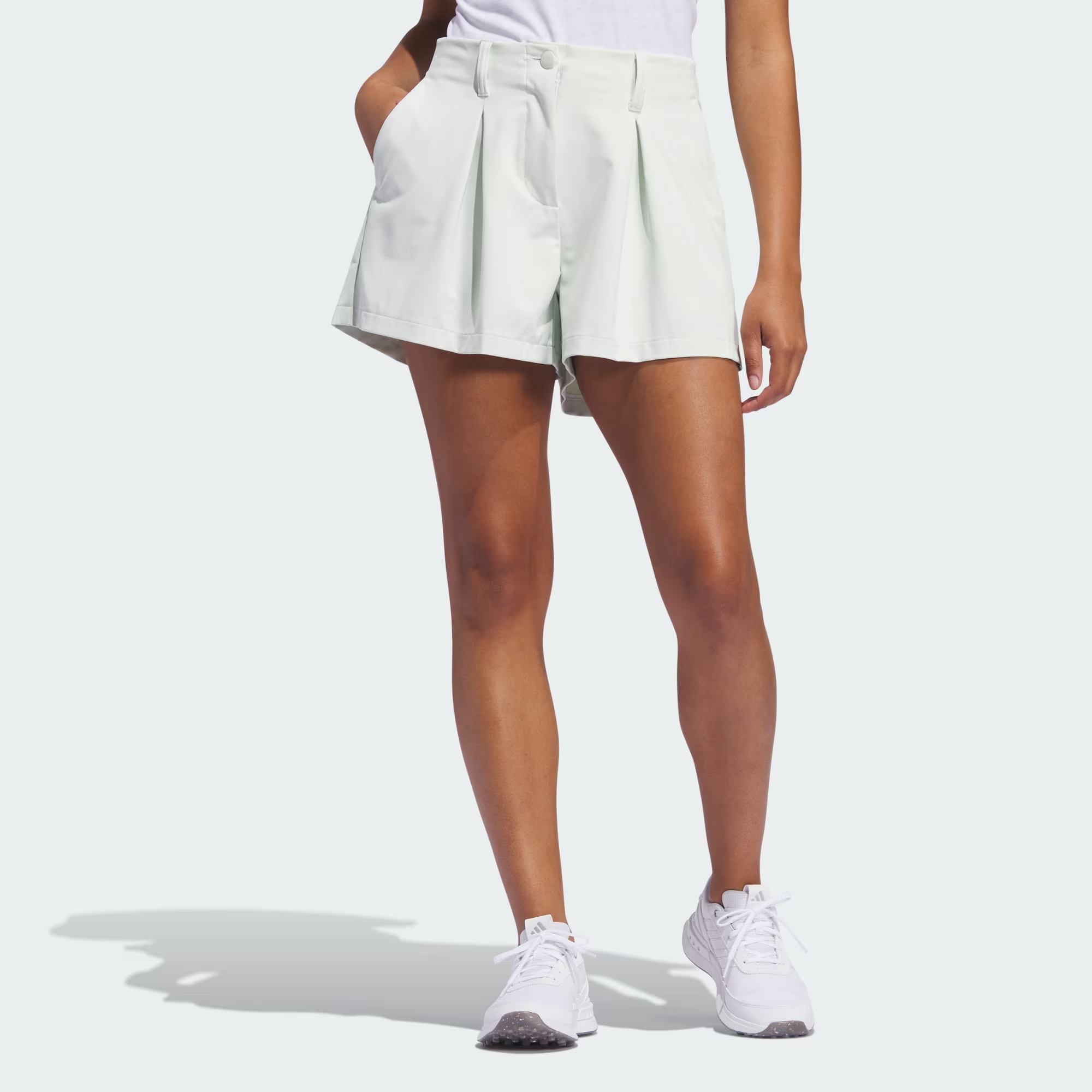 Adidas Go to Pleated Shorts Sports Shorts Women’s Light Green