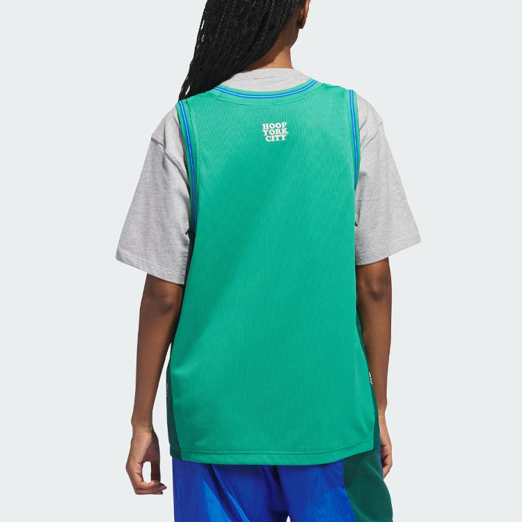 Adidas Originals Hoop York City Jersey Basketball Jersey Unisex Light Lawn Green