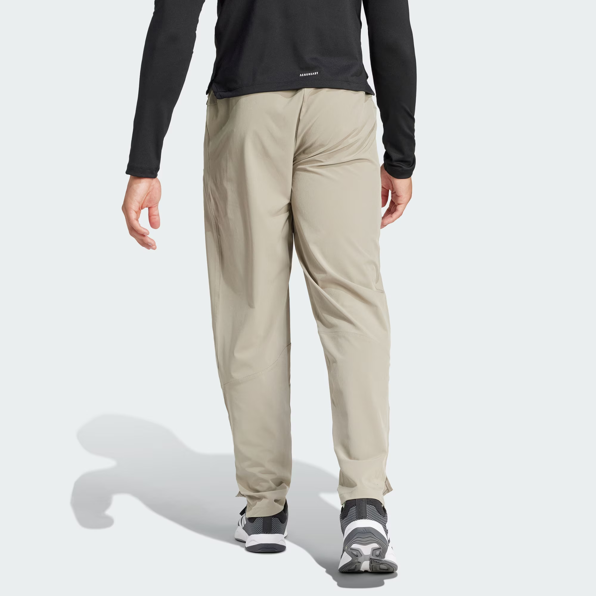Adidas Workout Pants Sports Pants Men’s Pebble Silver Gray
