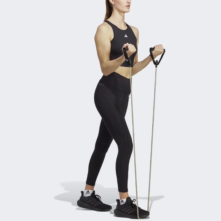 Adidas Aeroready Hyperglam Crop Tank Top Sport Vests Women’s Black