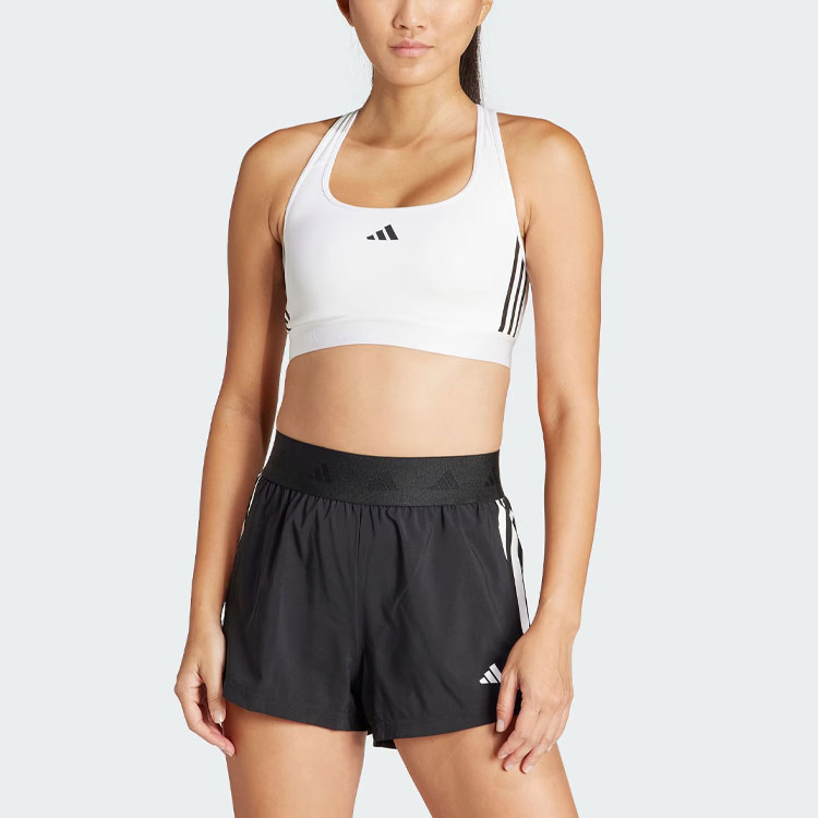 Adidas Free Shipping With AdiClub Powerreact Training Medium Support Hyperglam Bra