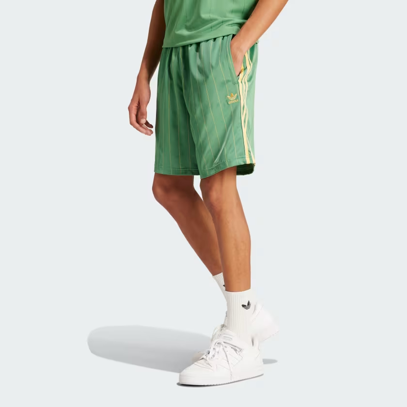 Adidas Originals Pinstripe Sprinter Shorts Running Shorts Men’s Green