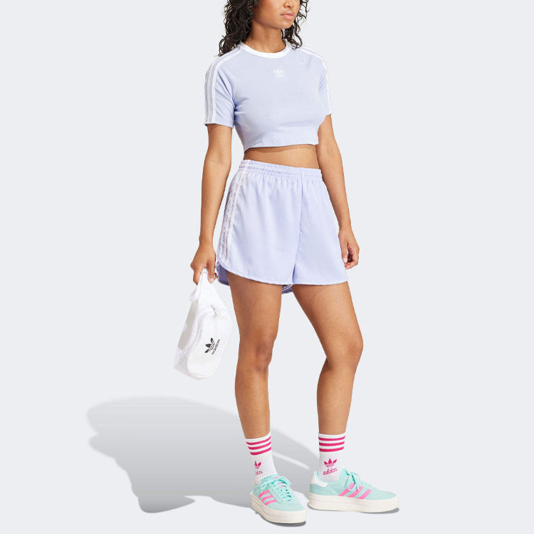 Adidas Originals Adicolor Sports Shorts Women’s Purple