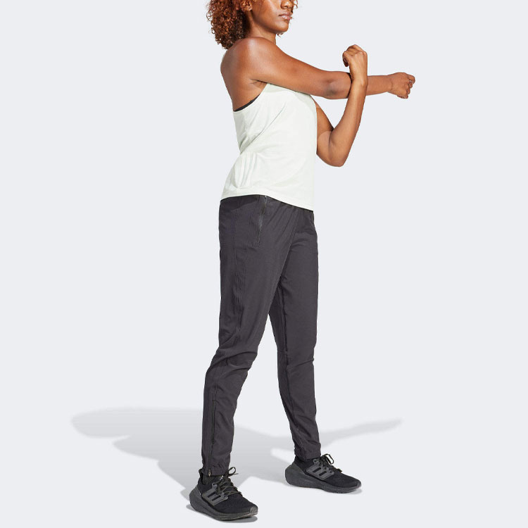 Adidas Running Tank Tops Women’s Green Crew Neck Moderate Straight Fit