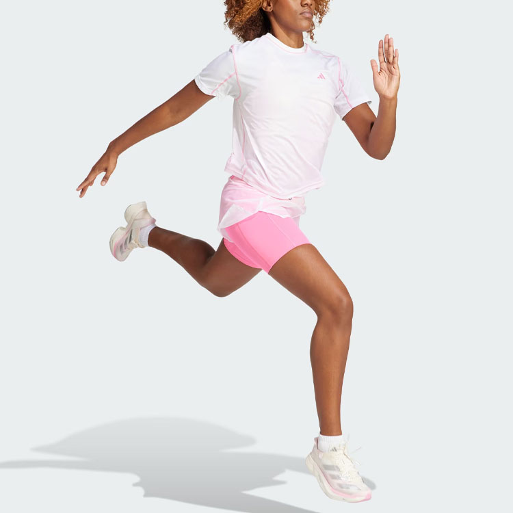 Adidas Tokyo Running 2 in 1 Shorts Running Shorts Women’s Bright Pink