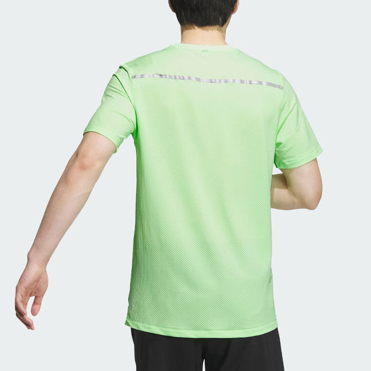 Adidas Running T Shirt Men’s Light Green