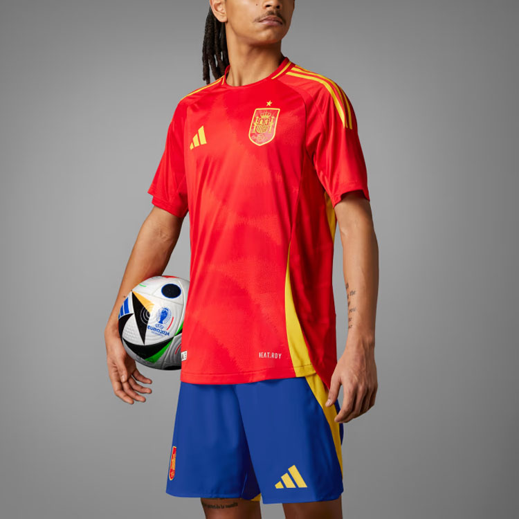 adidas Men’s Spain 2024 Home Authentic Jersey Red