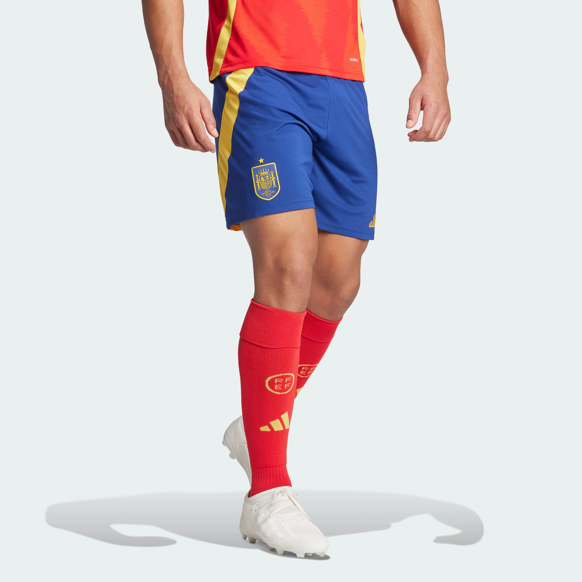 Adidas Spain 24 Home Shorts Soccer Bottom Fan Edition, Spain Team, Home Men’s Victory Blue