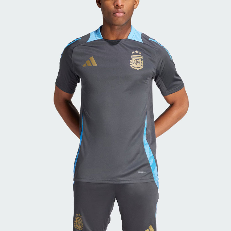 Adidas Argentina Tiro 24 Competition Jersey Soccer Jersey Men’s Carbon Black