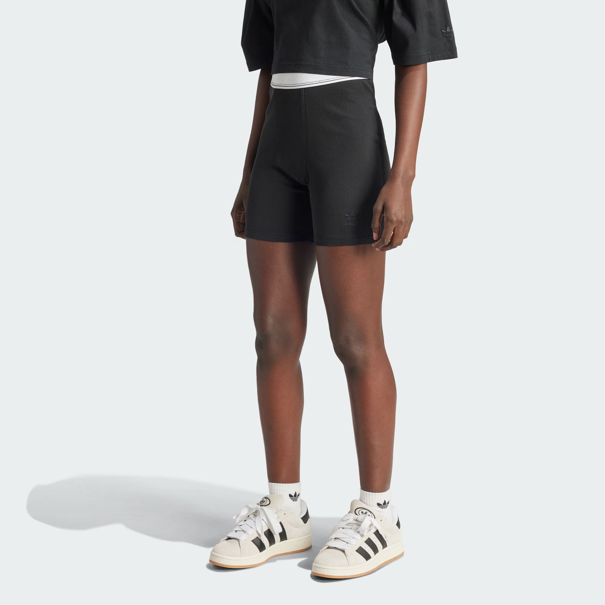 Adidas Originals Tape Short Tights Sports Shorts Women’s Black