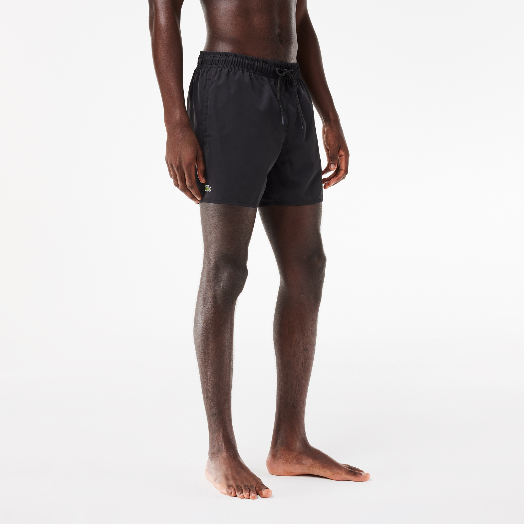 LACOSTE Logo Patch Quick Dry Swim Trunks